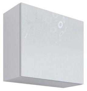 ASHTON fali szekrény - fényes fehér