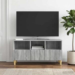 TV szekrény 102 x 34,5 x 50 cm Szürke Sonoma Szerelt Fa