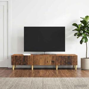 TV szekrény fiókkal Antik Fa 147 x 34,5 x 30 cm Szerelt Fa