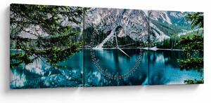 Egy kép az Alpokban (órával) (90x30 cm)