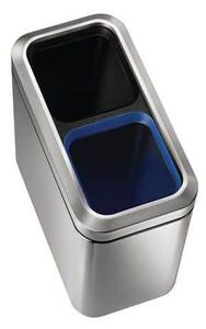 Simplehuman Sim Open Recycler szemetes, 20 l, matt rozsdamentes acél%