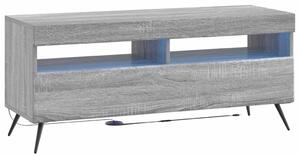 LED TV szekrény Szürke Sonoma Szerelt Fa