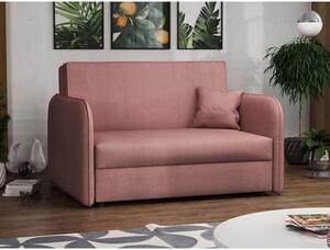 BELA LOFT 2 kétszemélyes kanapéágy - rózsaszín