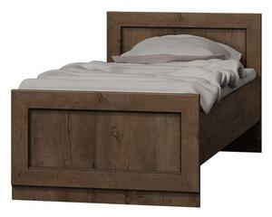 MERLO egyszemélyes ágy 90x200 - artisan tölgy