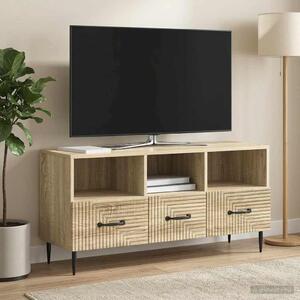 TV szekrény fiókkal Sonoma Tölgy 102 x 34,5 x 50 cm Szerelt Fa