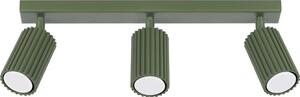 Sollux Sollux SL.1619 - Spotlámpa KARBON 3xGU10/10W/230V zöld SLX1298