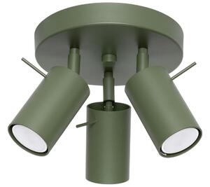 Sollux Sollux SL.1503 - Spotlámpa RING 3xGU10/10W/230V zöld SLX1397