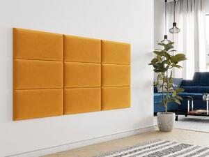 PAG kárpitozott fali panel 60x30 - sárga