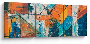 Kép - Absztrakció (órával) (90x30 cm)