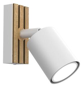 Luminex Fali spotlámpa TERRA 1xGU10/8W/230V fehér/tölgy LU9976A