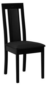 ENELI 11 konyhai szék kárpitozott üléssel - fekete