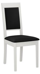 ENELI 13 kárpitozott konyhai szék - fehér / fekete