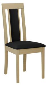 ENELI 11 konyhai szék kárpitozott üléssel - sonoma tölgy / fekete