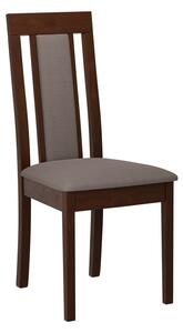 ENELI 11 konyhai szék kárpitozott üléssel - dió / barna 1