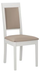 ENELI 13 kárpitozott konyhai szék - fehér / bézs