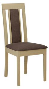 ENELI 11 konyhai szék kárpitozott üléssel - sonoma tölgy / barna 2