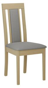 ENELI 11 konyhai szék kárpitozott üléssel - sonoma tölgy / szürke
