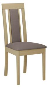ENELI 11 konyhai szék kárpitozott üléssel - sonoma tölgy / barna 1