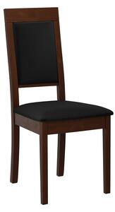 ENELI 13 kárpitozott konyhai szék - dió / fekete