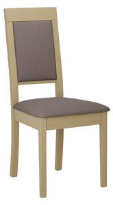 ENELI 13 kárpitozott konyhai szék - sonoma tölgy / barna 1