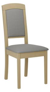 ENELI 14 kárpitozott konyhai szék - sonoma tölgy / szürke