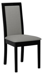 ENELI 4 konyhai szék szövethuzattal - fekete / szürke