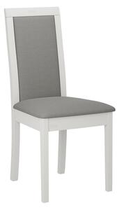 ENELI 4 konyhai szék szövethuzattal - fehér / szürke