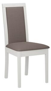 ENELI 4 konyhai szék szövethuzattal - fehér / barna 1