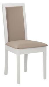 ENELI 4 konyhai szék szövethuzattal - fehér / bézs