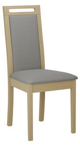 ENELI 6 kárpitozott konyhai szék - sonoma tölgy / szürke