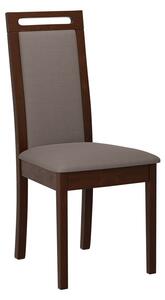 ENELI 6 kárpitozott konyhai szék - dió / barna 1