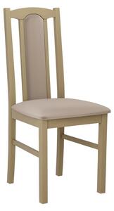 EDON 7 kárpitozott konyhai szék - sonoma tölgy / bézs