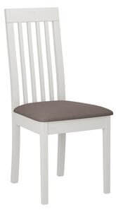 ENELI 9 kárpitozott konyhai szék - fehér / barna 1
