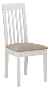 ENELI 9 kárpitozott konyhai szék - fehér / bézs