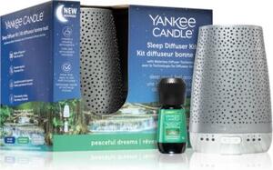 Yankee Candle Sleep Diffuser Kit Silver elektromos diffúzor + utántöltő