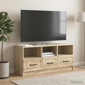 TV szekrény fiókkal Sonoma Tölgy 102 x 34,5 x 47 cm Szerelt Fa