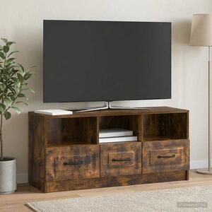 TV szekrény fiókkal Füstös Tölgy 102 x 34,5 x 47 cm Szerelt Fa