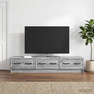 TV szekrény 147 x 34,5 x 27 cm Szürke Sonoma Szerelt Fa