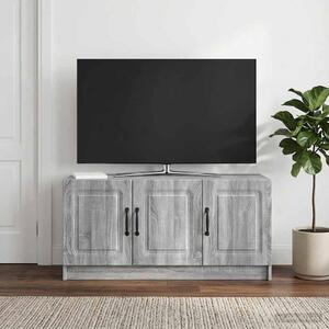 TV szekrény Szürke Sonoma 99 x 34,5 x 47 cm Szerelt Fa