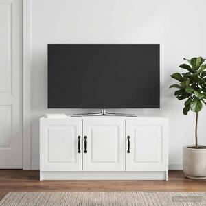 TV szekrény Magasfényű Fehér 99 x 34,5 x 47 cm Szerelt Fa