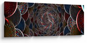 Kép - Vortex (órával) (90x30 cm)