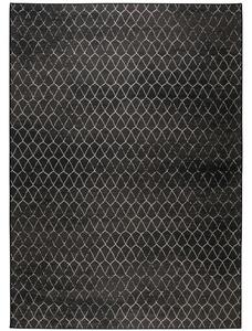Fekete mintás szőnyeg ZUIVER CROSSLEY 170 x 240 cm