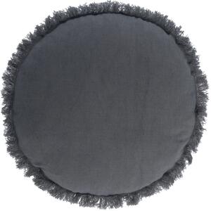 Sötétszürke párnahuzat Kave Home Clarice 45 cm
