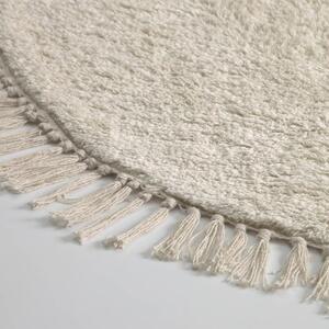 Bézs pamut szőnyeg Kave Home Orwen 100 cm