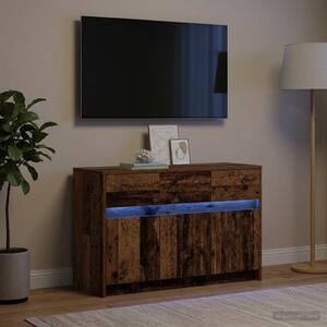 TV szekrény 91 x 34 x 61 cm Antik Fa Szerelt Fa