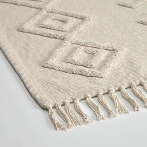 Bézs pamut szőnyeg Kave Home Felipa 140 x 200 cm