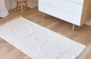 Bézs pamut szőnyeg Kave Home Bernabela 70 x 140 cm