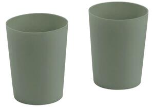 Zöld szilikon gyerekkészlet két csészéből Kave Home Epiphany