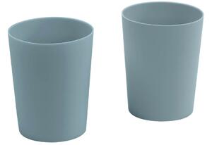 Kék szilikon gyerekkészlet két csészéből Kave Home Epiphany