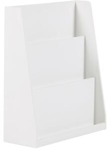 Fehér lakkozott könyvespolc Kave Home Adiventina 69,5 x 59,5 cm